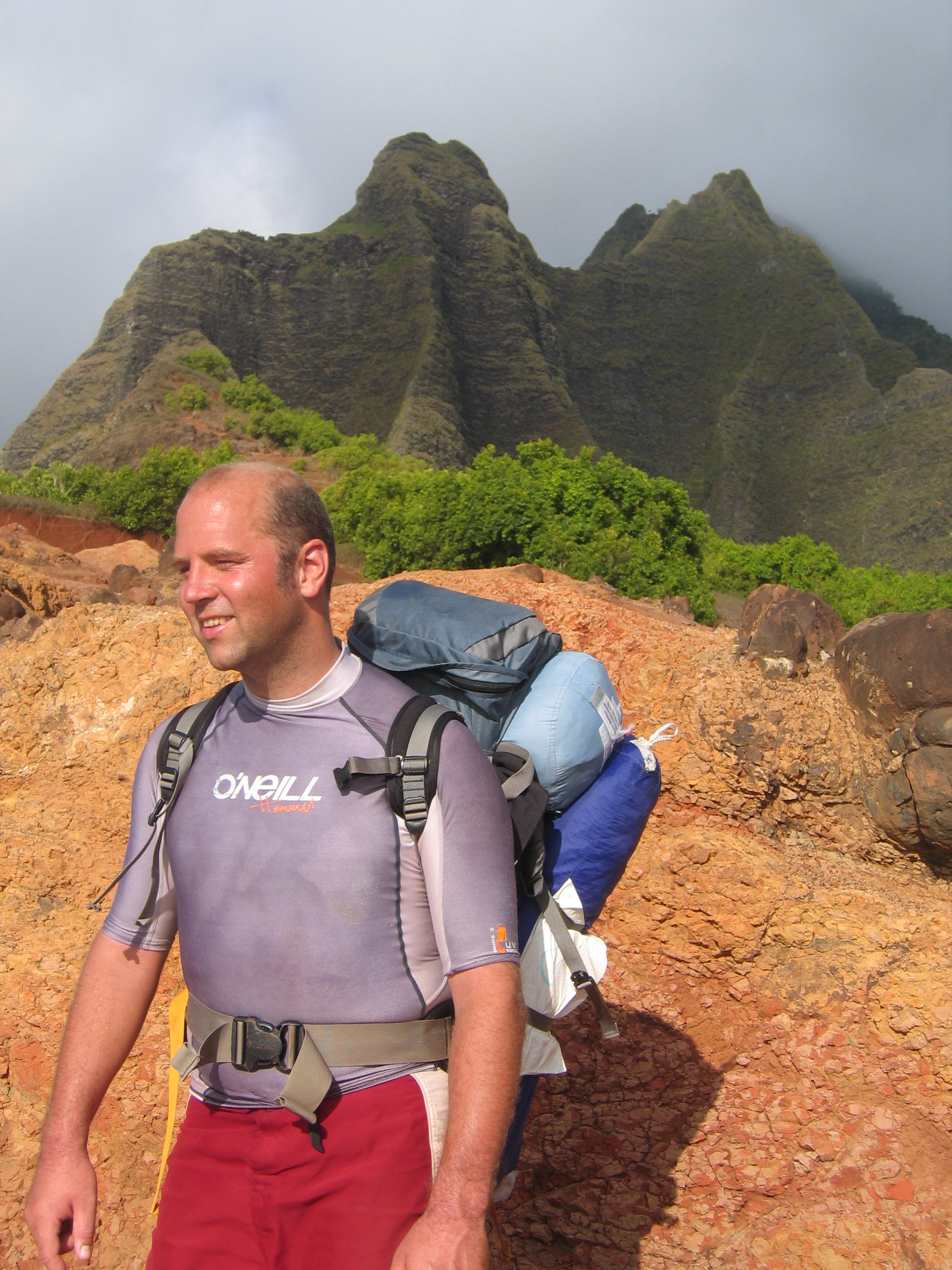 Hiking the Kalalau Trail, Kauai HI